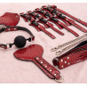 Generique Kit BDSM 7 Pièces Caïman Rouge